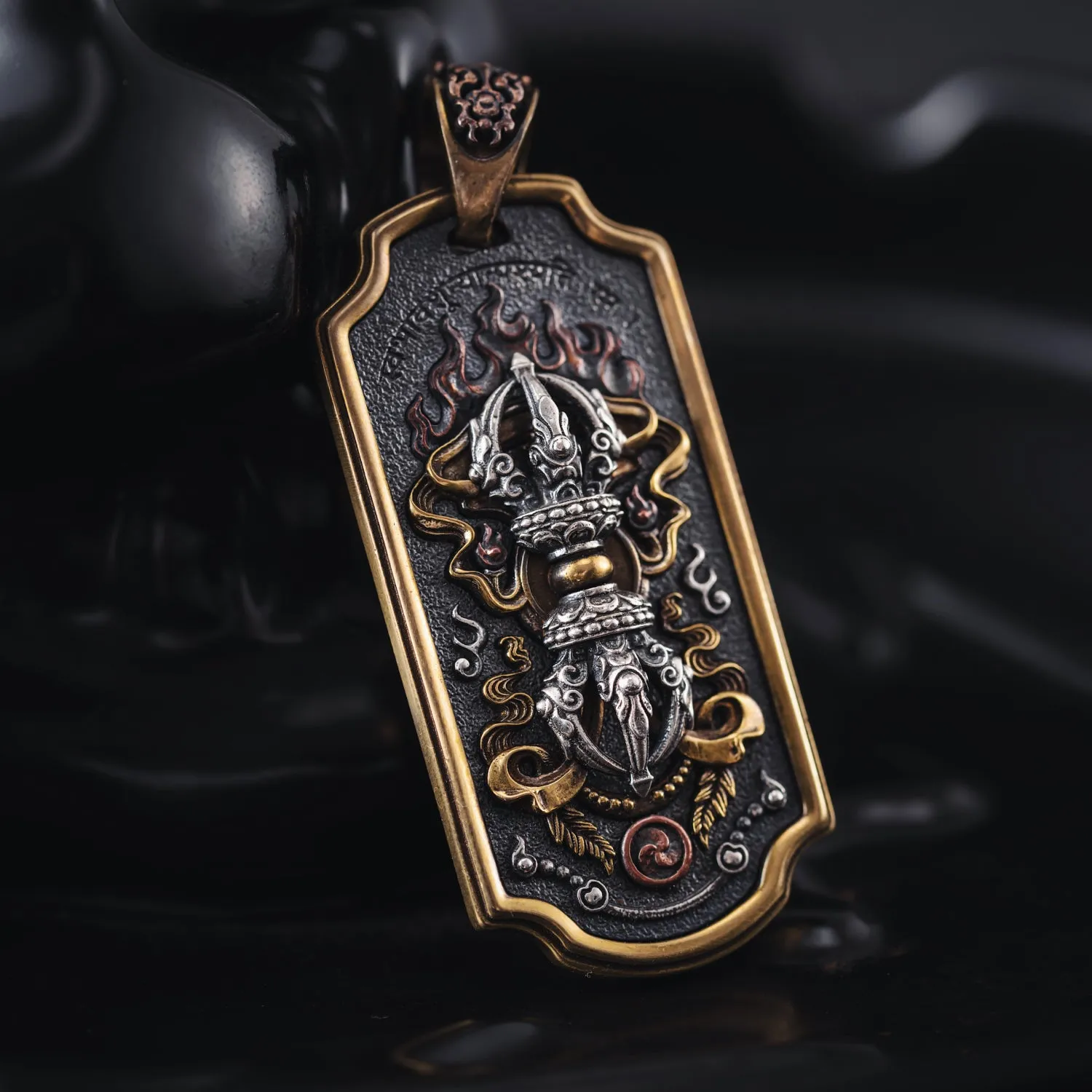 Vajra Pestle Tag Pendant